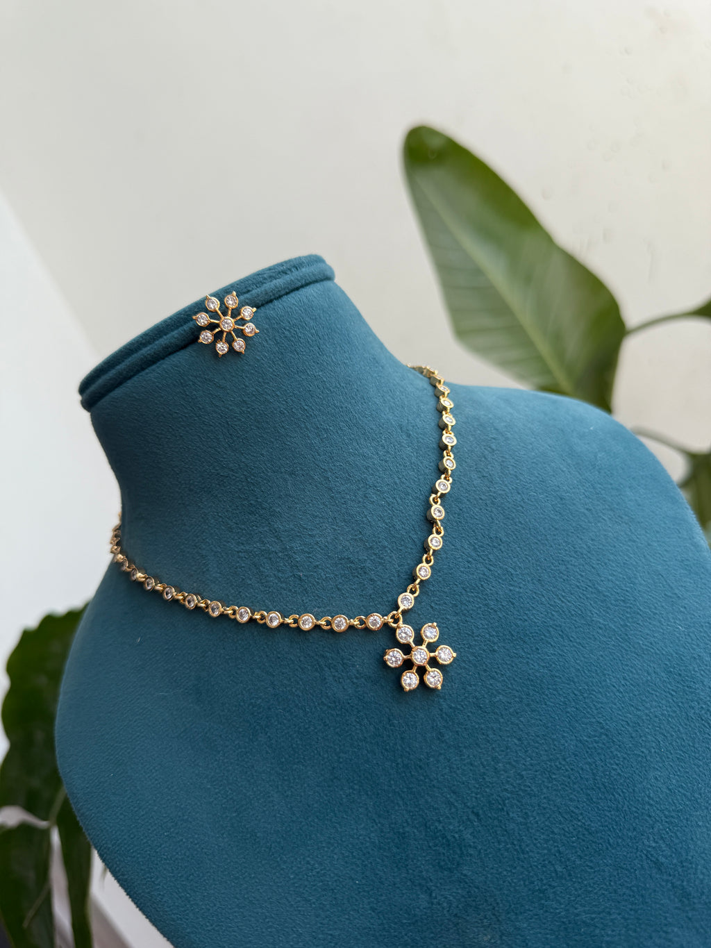 Ph152 panchaloham simple neckset without studs