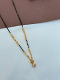 BB076 18inches single line Black Beads