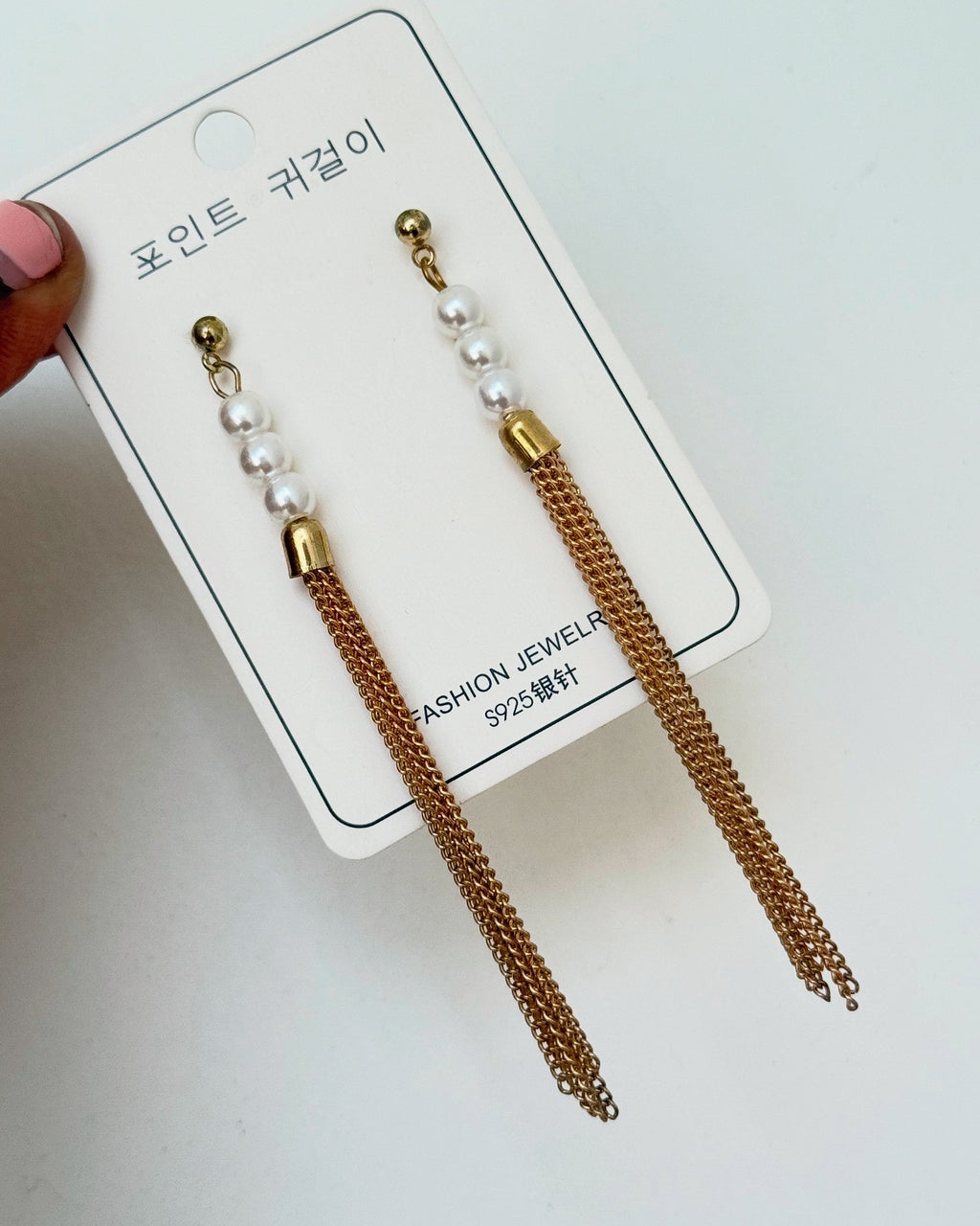 We500 Western pearl tassels