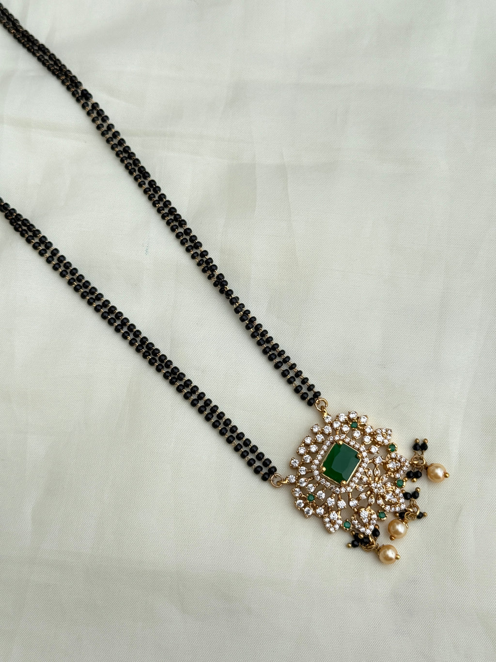 Bb009 2 lines 21 inches long blackbeads