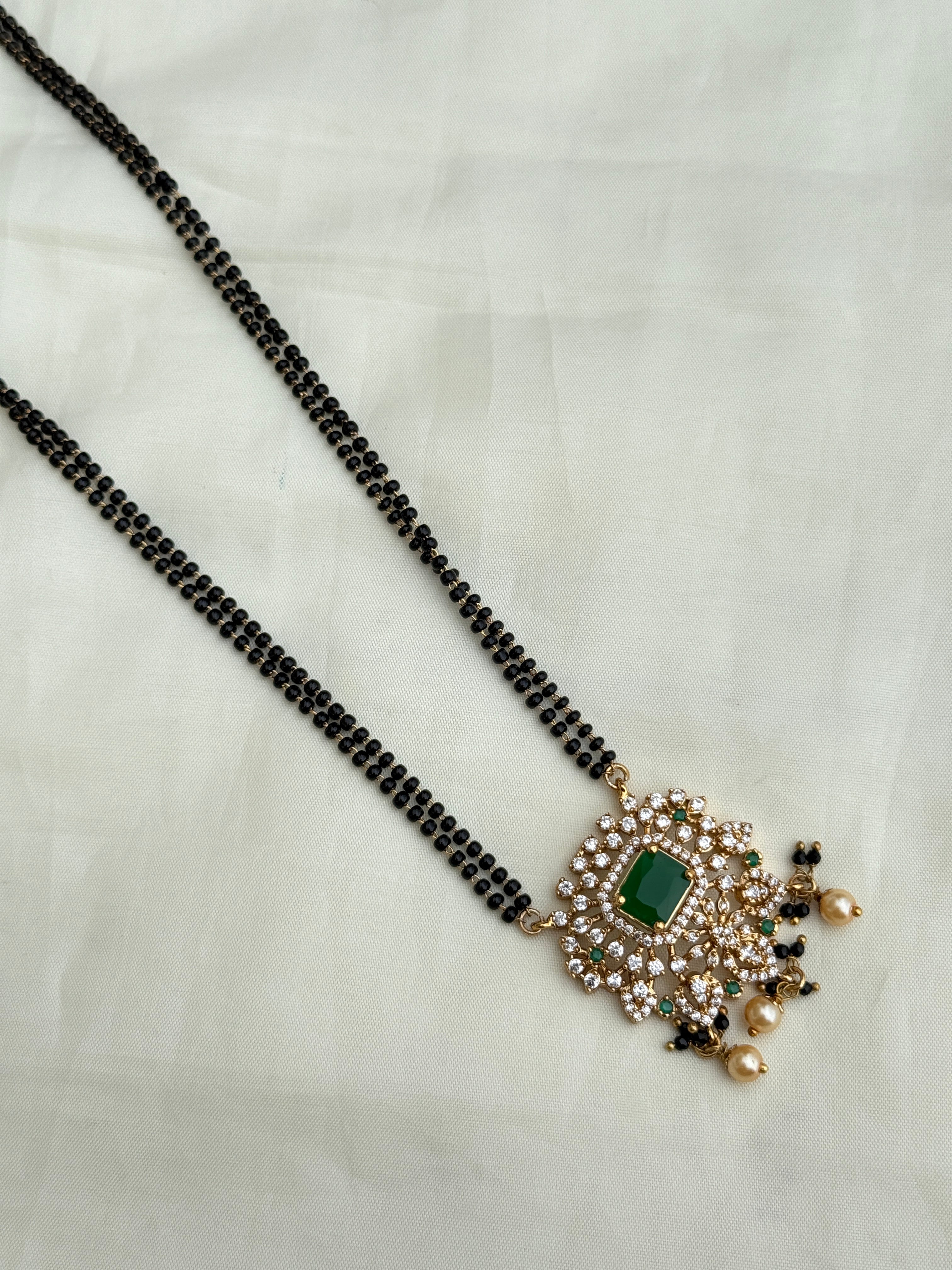 Bb009 2 lines 21 inches long blackbeads