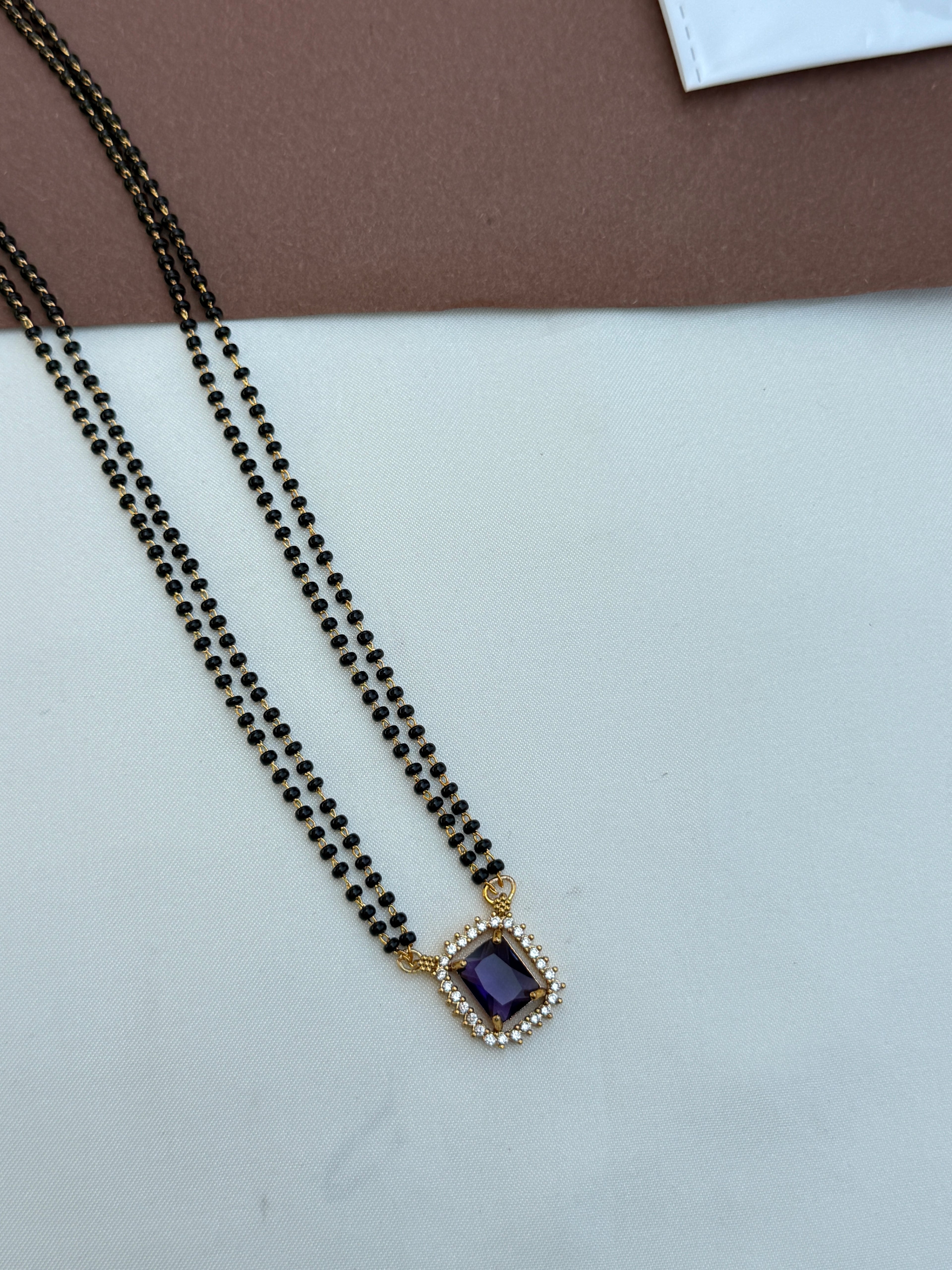 Bb112 18 inches 2 lines square blackbeads