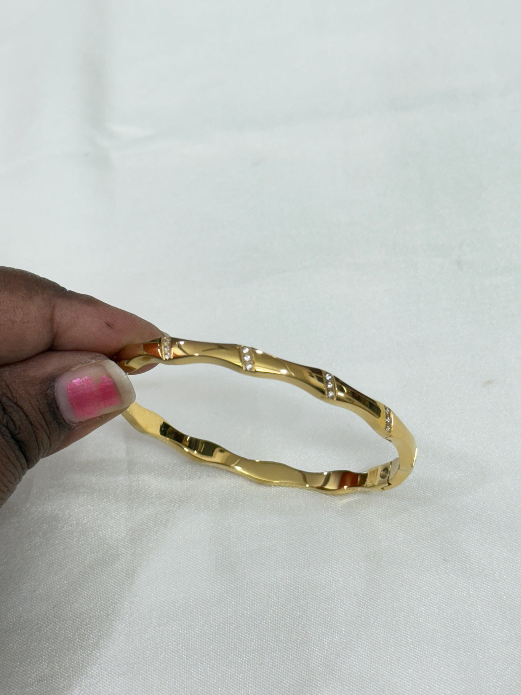 Ab050 openable anti tarnish kada bracelet suits for 2.0 and 2.2 size