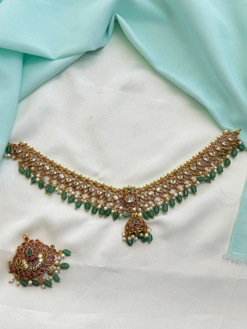 Ns814 kemp changable neckset with out earrings