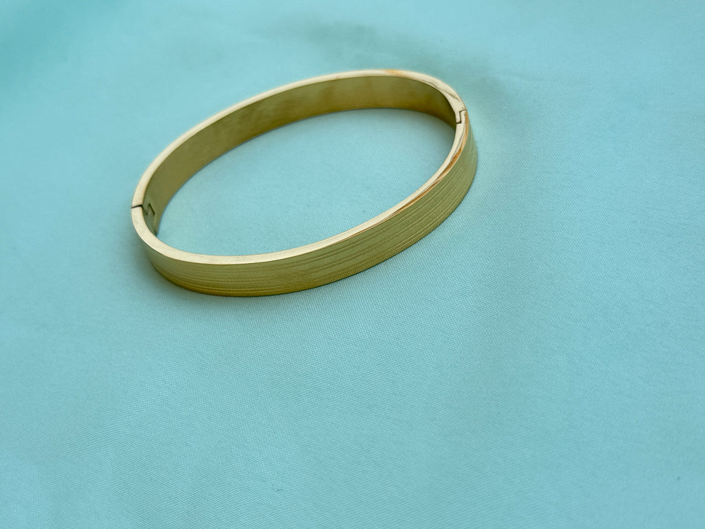 Mn034 3 lines openable mens  anti tarnish kada bracelet suits for 2.6 to 2.8 size