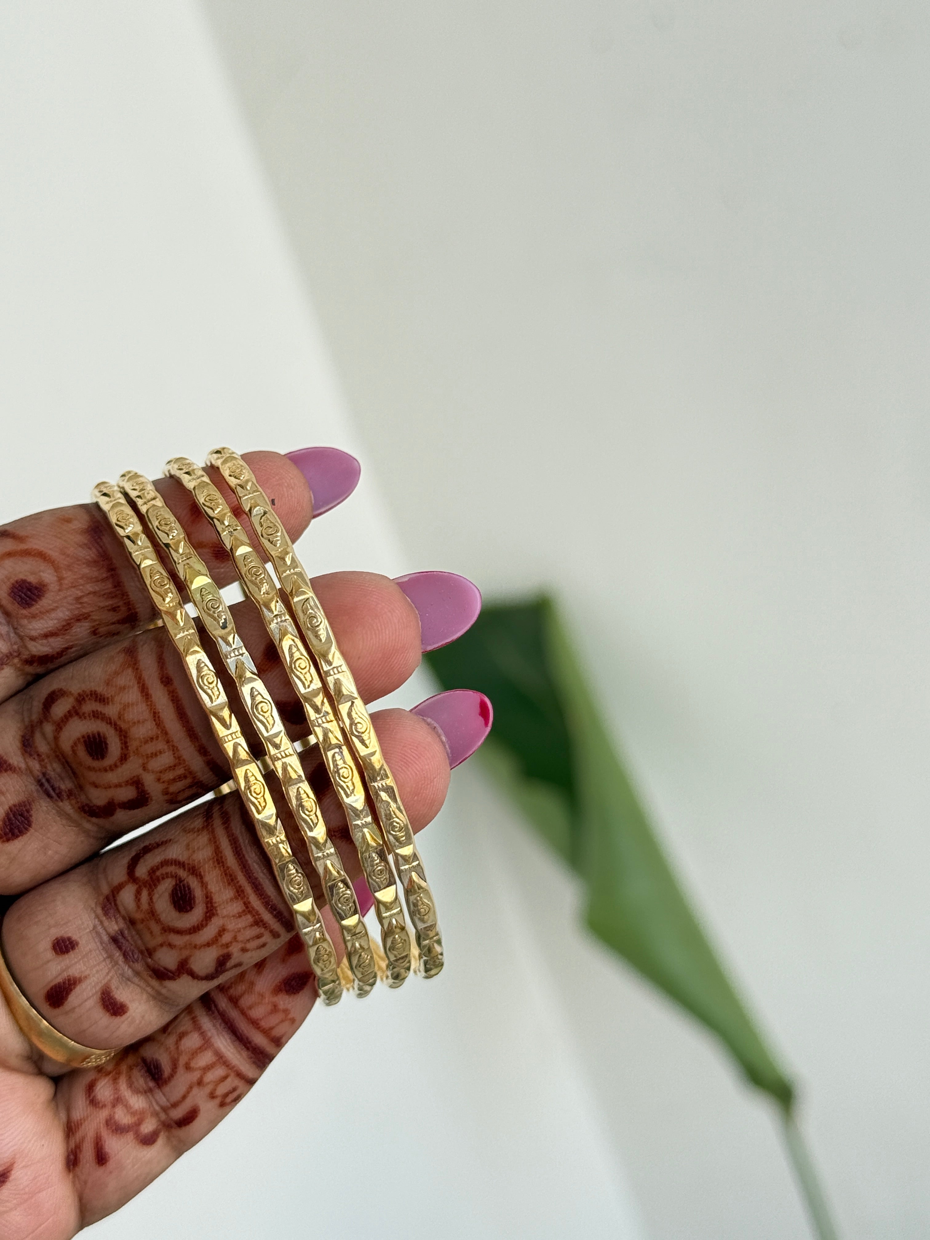 Ph344 panchaloham shankam bangles