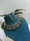 Ns376 Laksmi Devi moissanite neckset