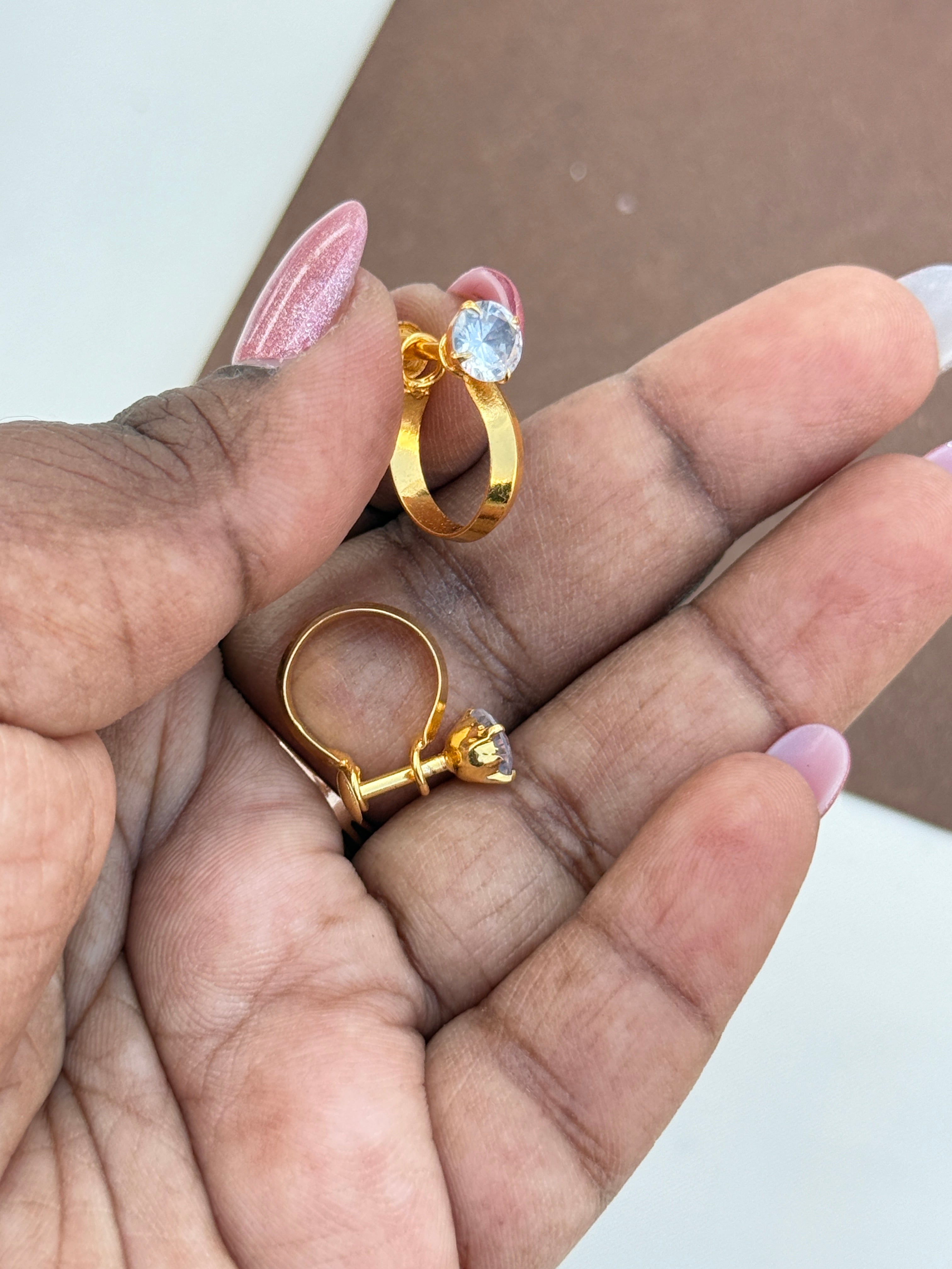 Ph222 microgold u earrings
