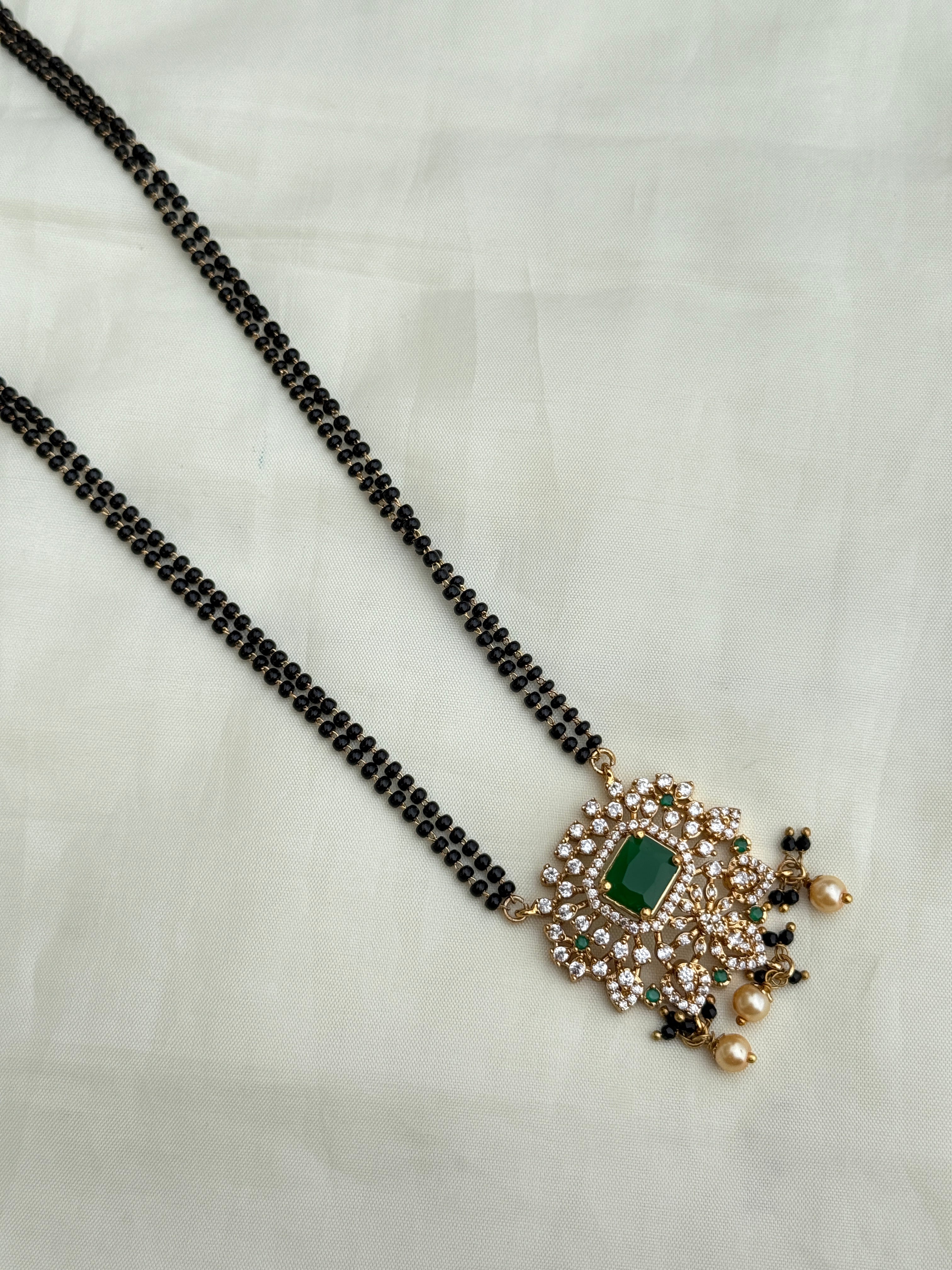 Bb009 2 lines 21 inches long blackbeads