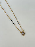 BB054 anti tarnish Black Beads