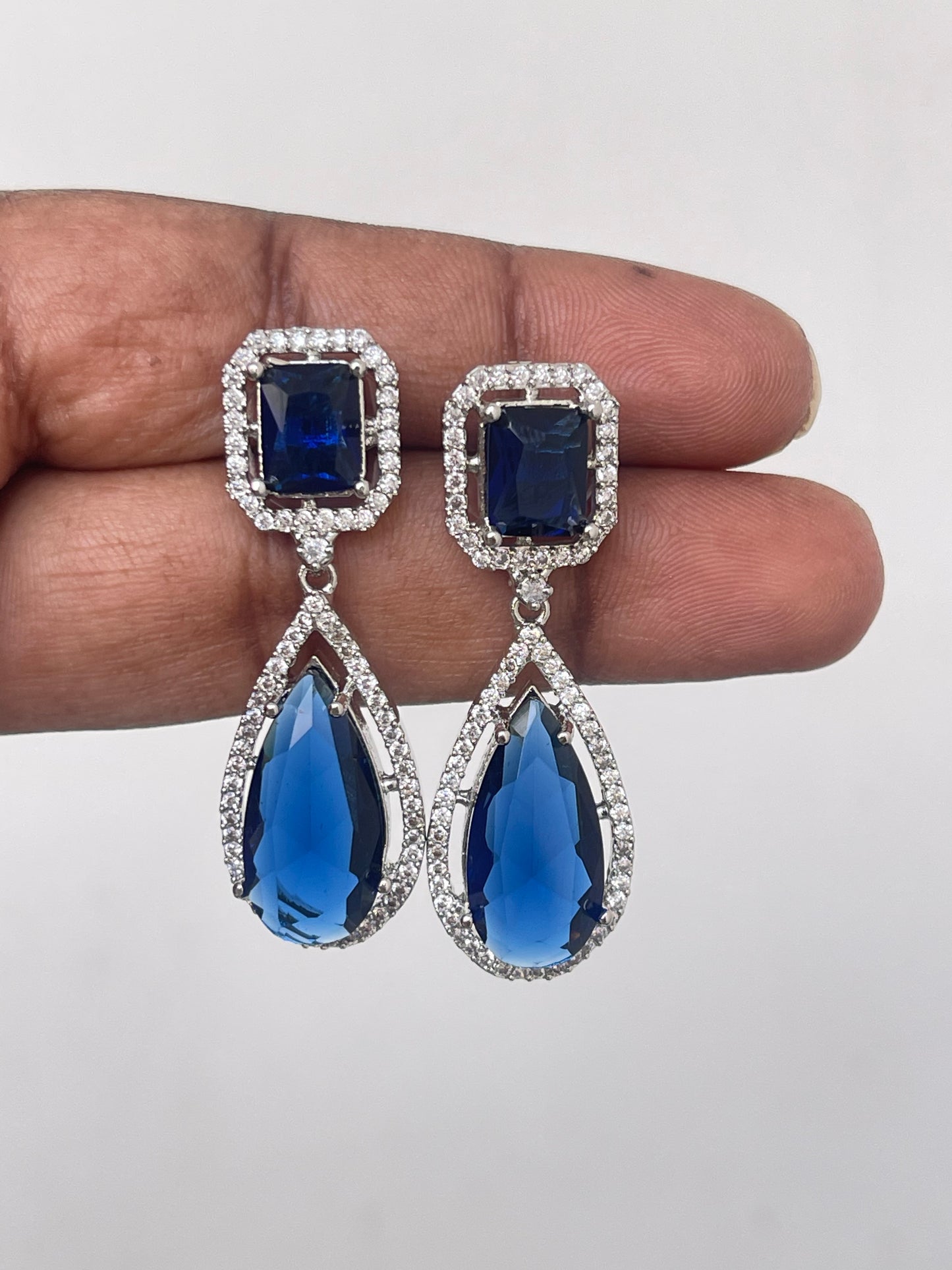 Big drop Western earrings