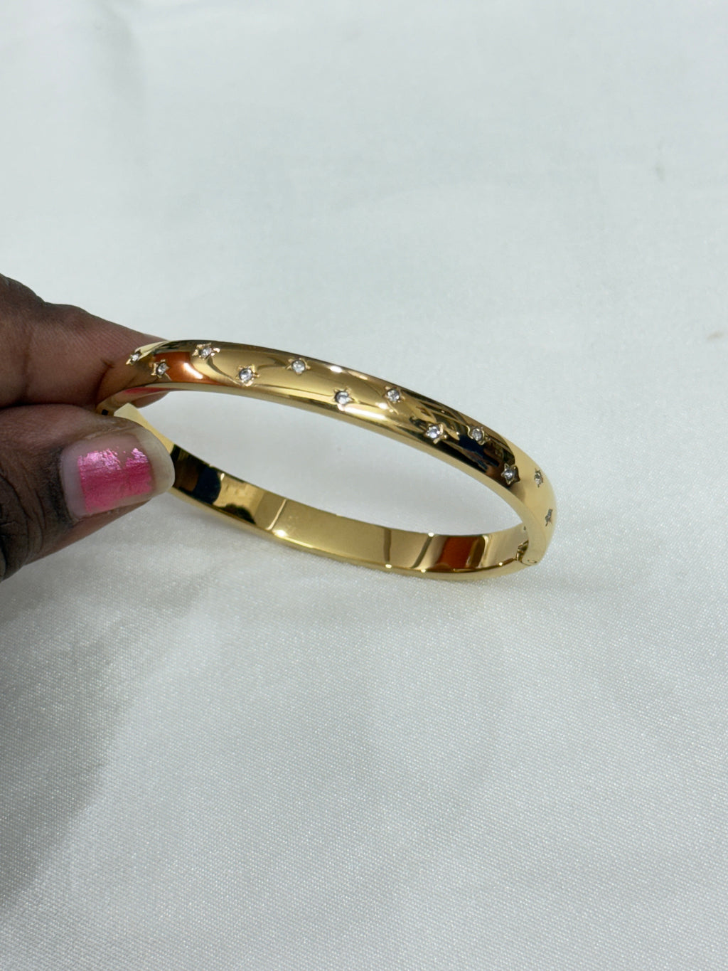 Ab051 12 stones openable anti tarnish kada bracelet suits for 2.0 and 2.2 size