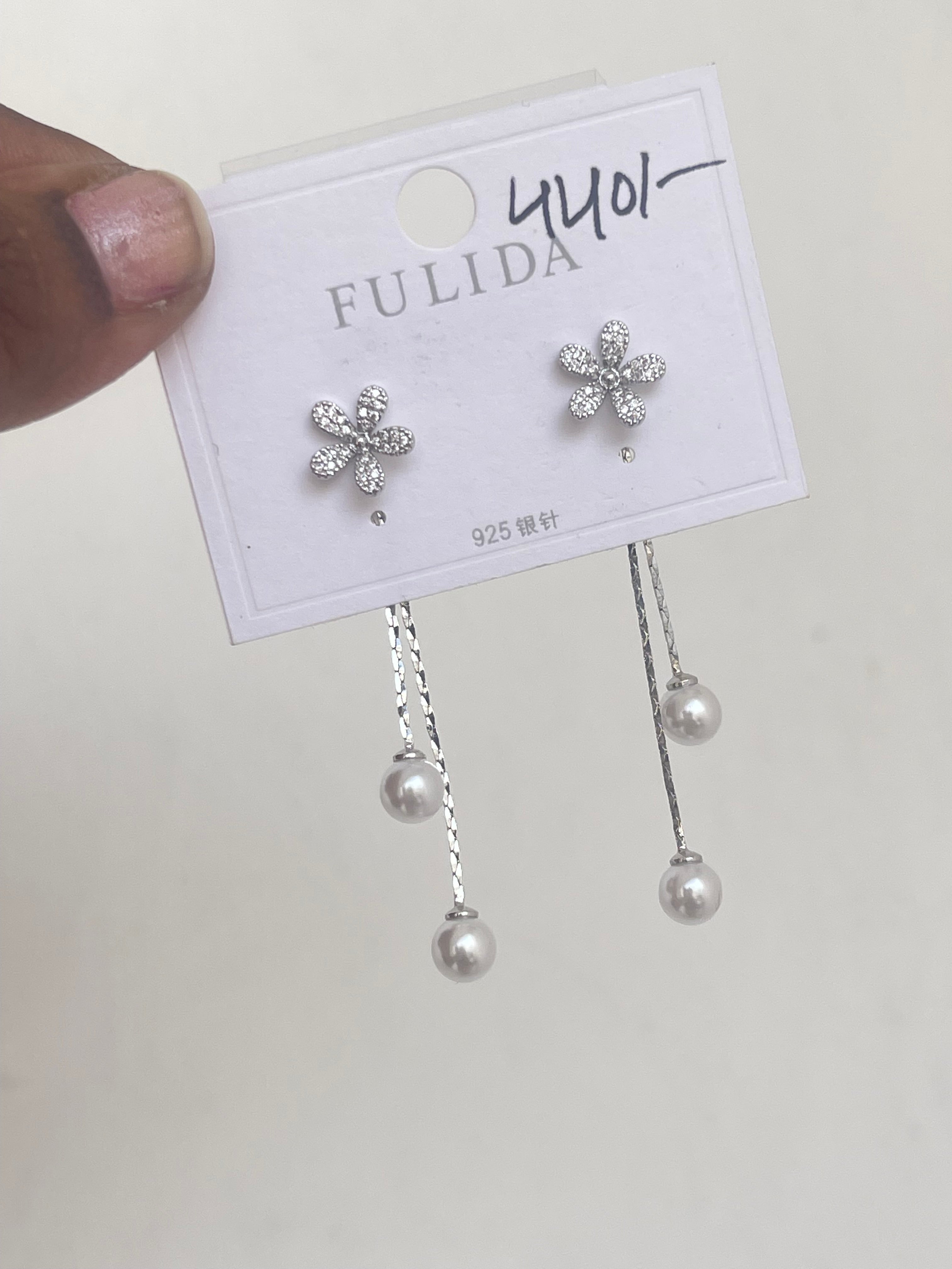Flower tassels can be used in 2 ways 1 is studs and the other as tassels