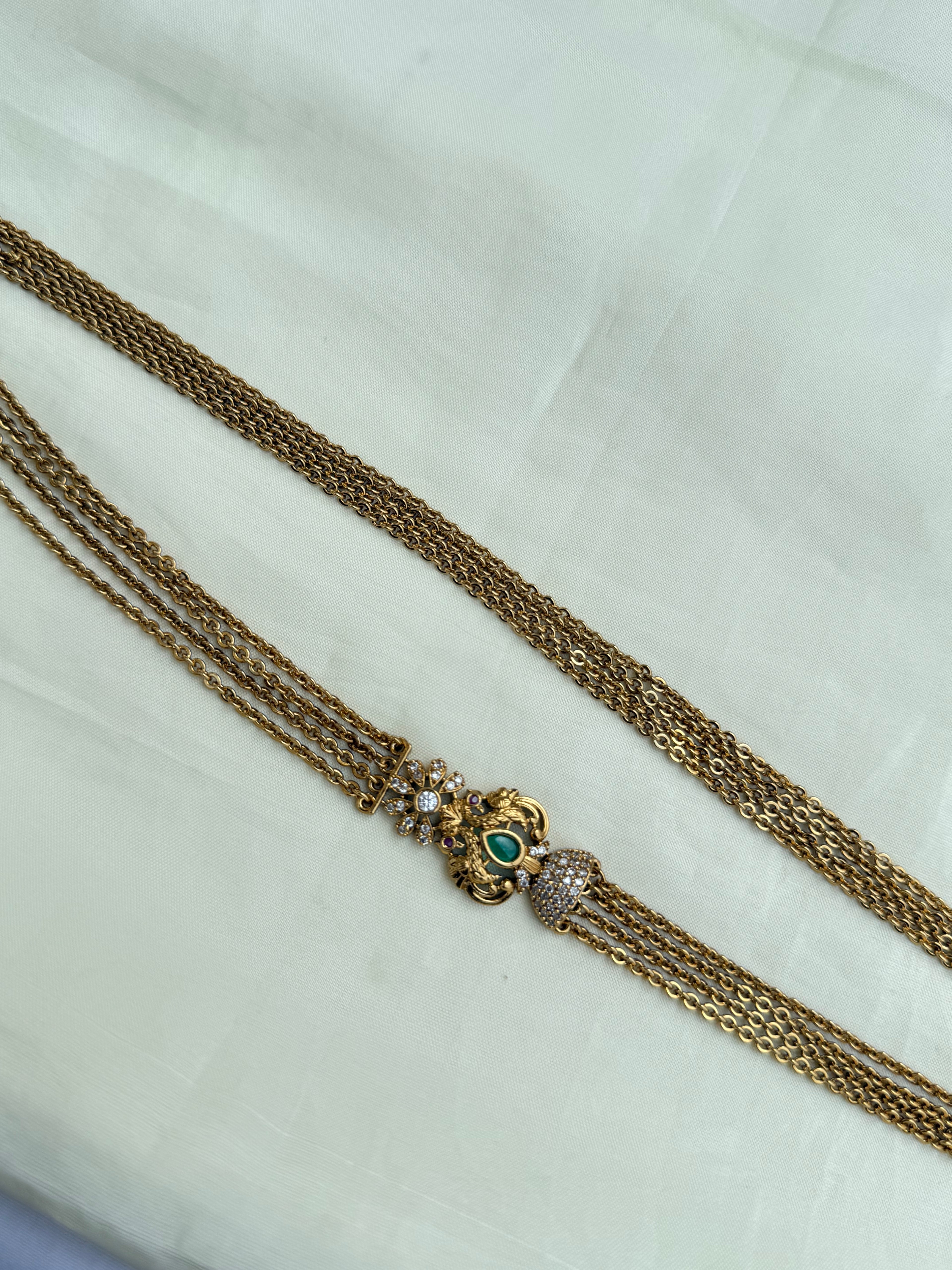 Ch5068 dual peacock chandraharam