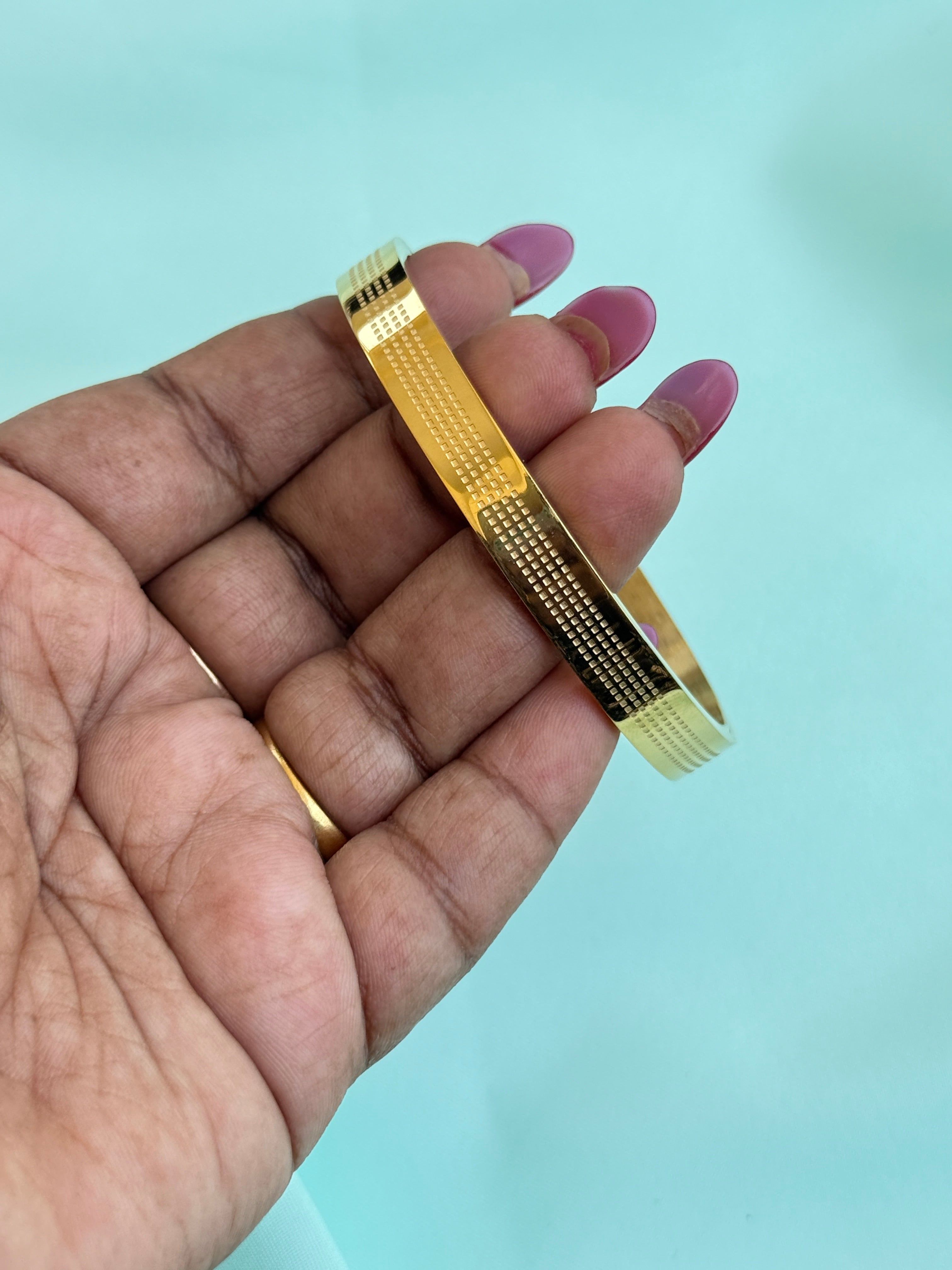 Mn035 openable men’s kada anti tarnish bracelets