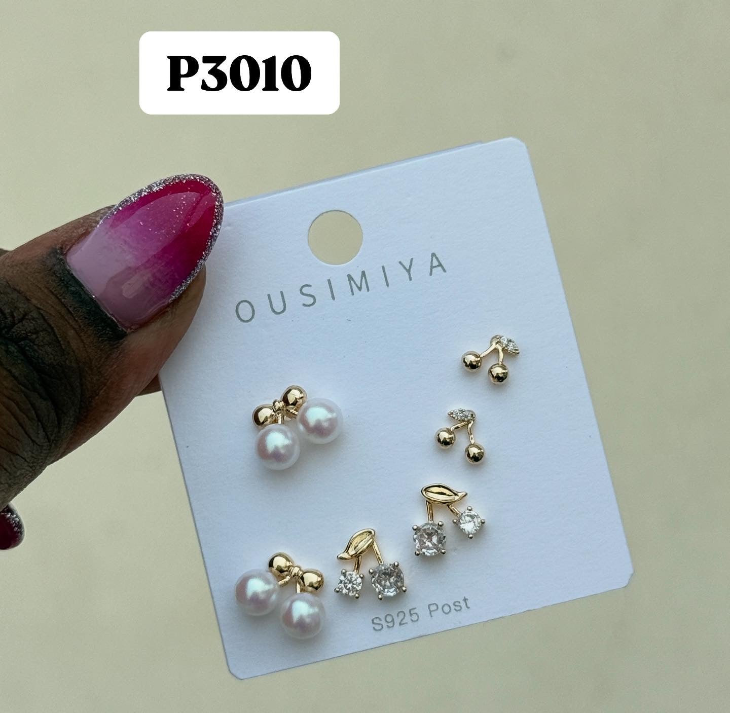 Pack of 3 studs