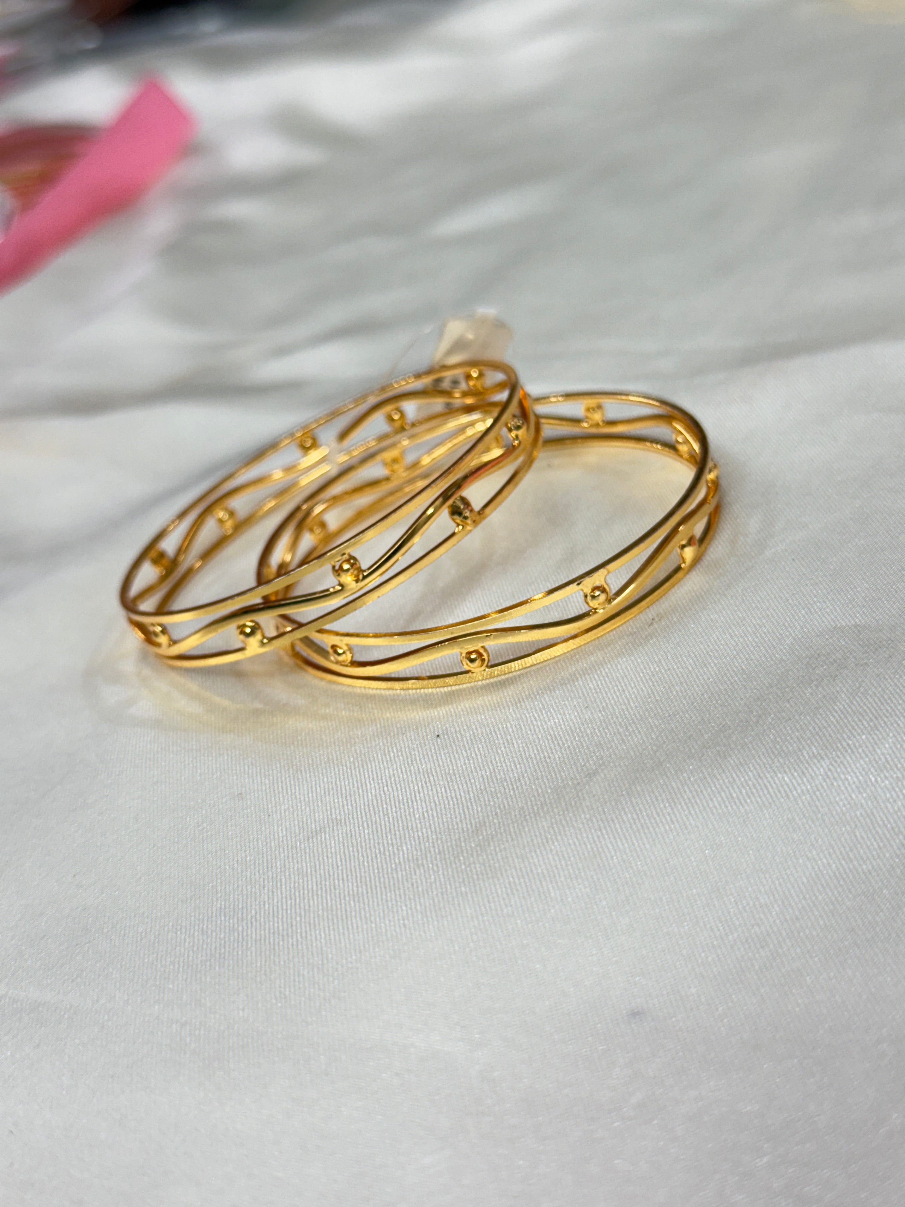 Sb134 dailywear gold bangles