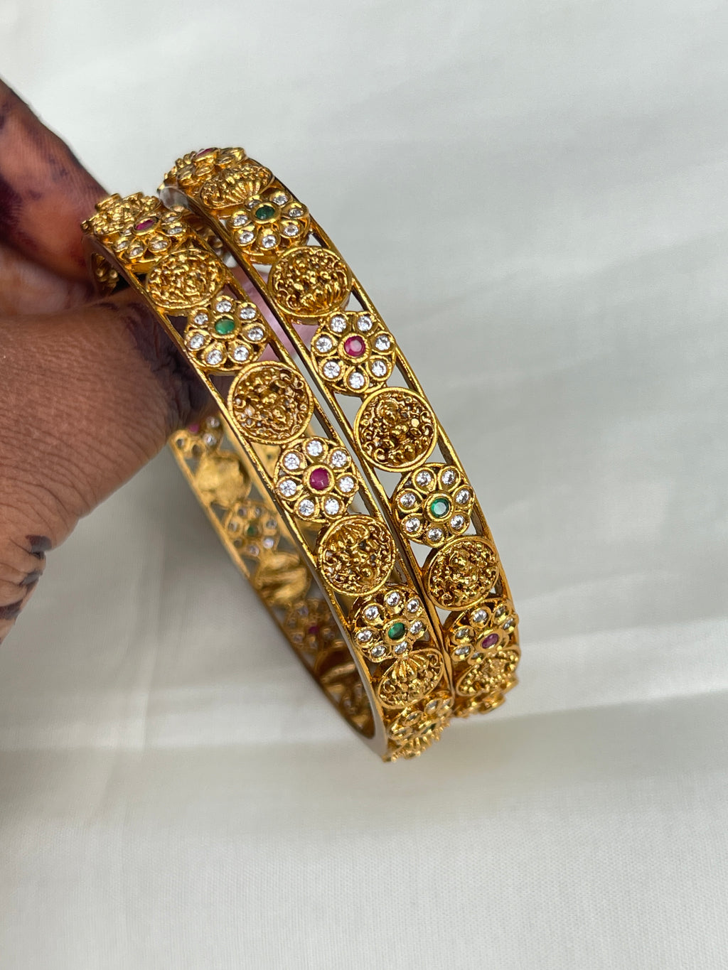 Lakshmi Devi flower bangles sb519
