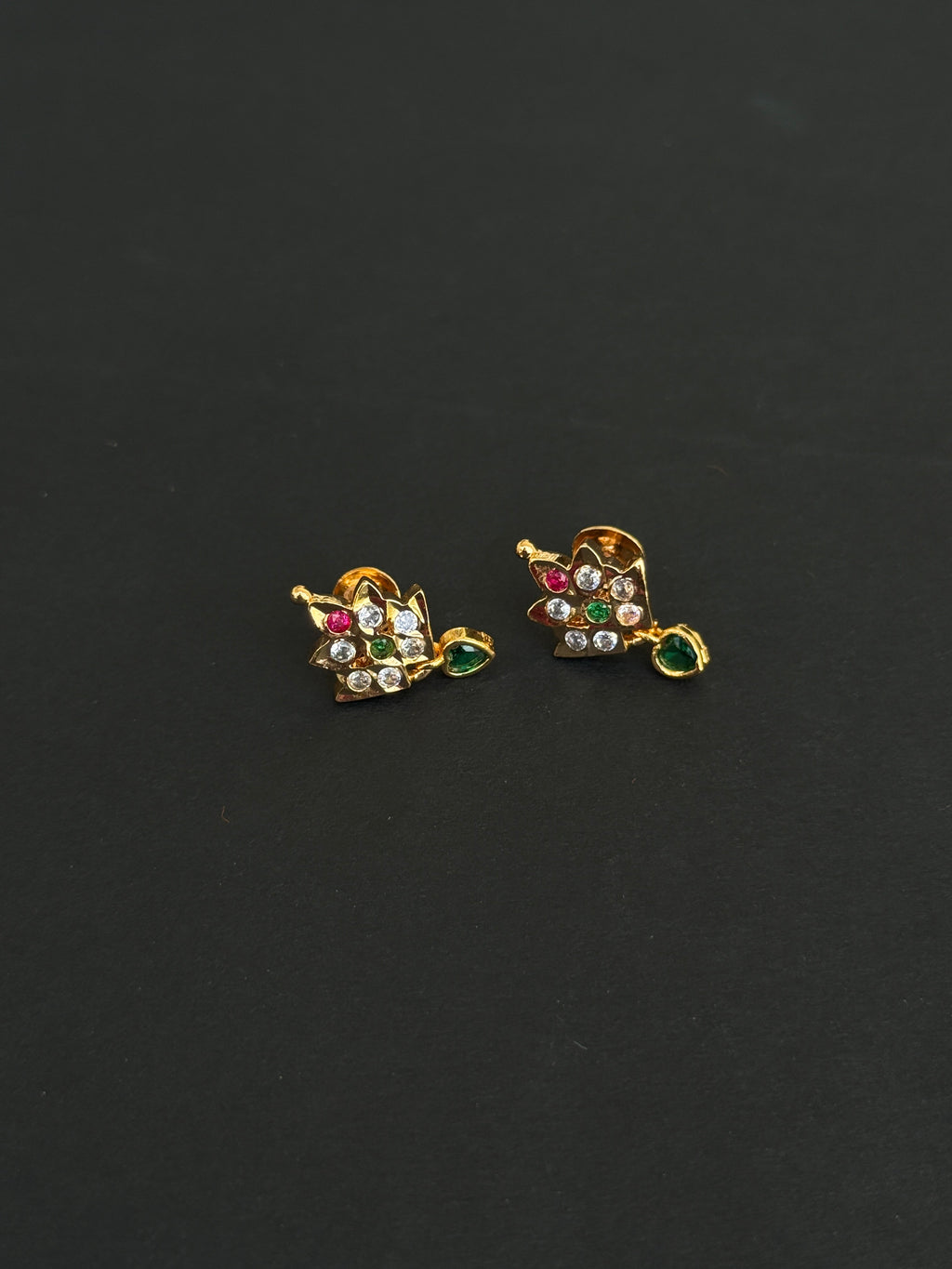 Ph019 multi panchaloham back screw earrings