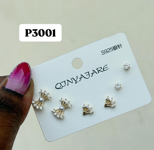 Pack of 3 studs