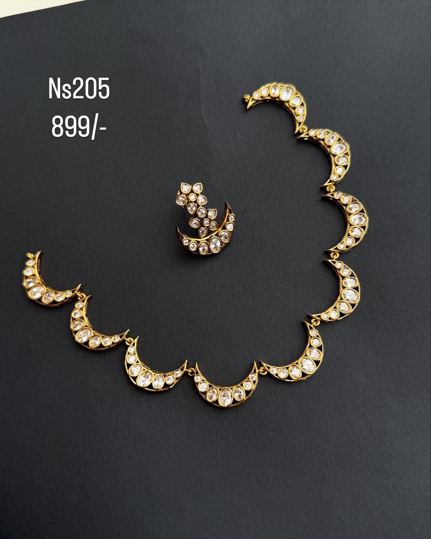 Ns205 uncuts moon neckset