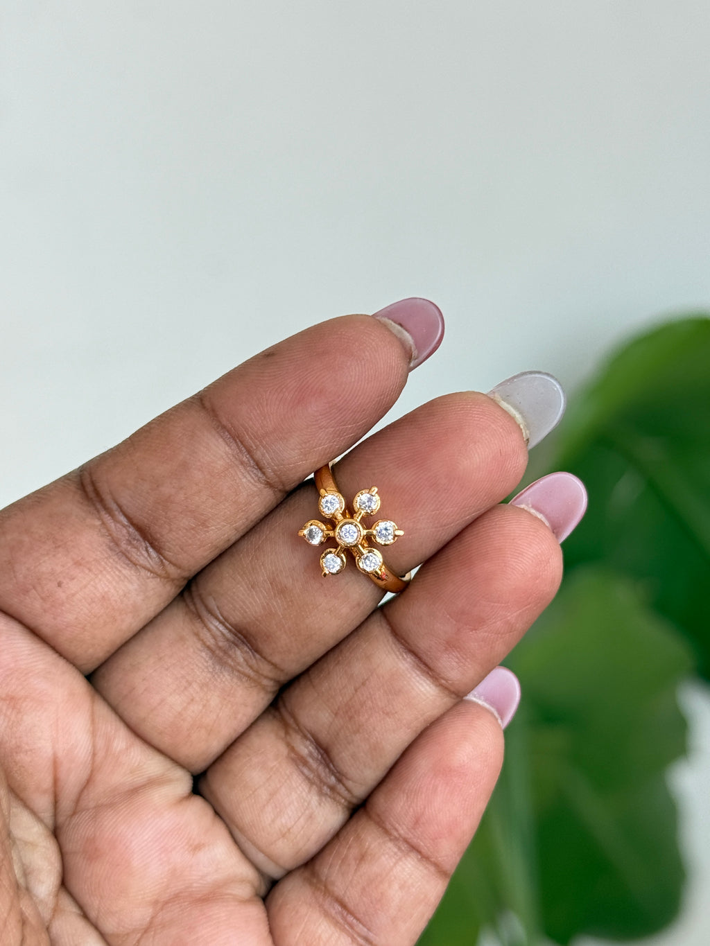 Rg041 panchaloham adjustable finger ring