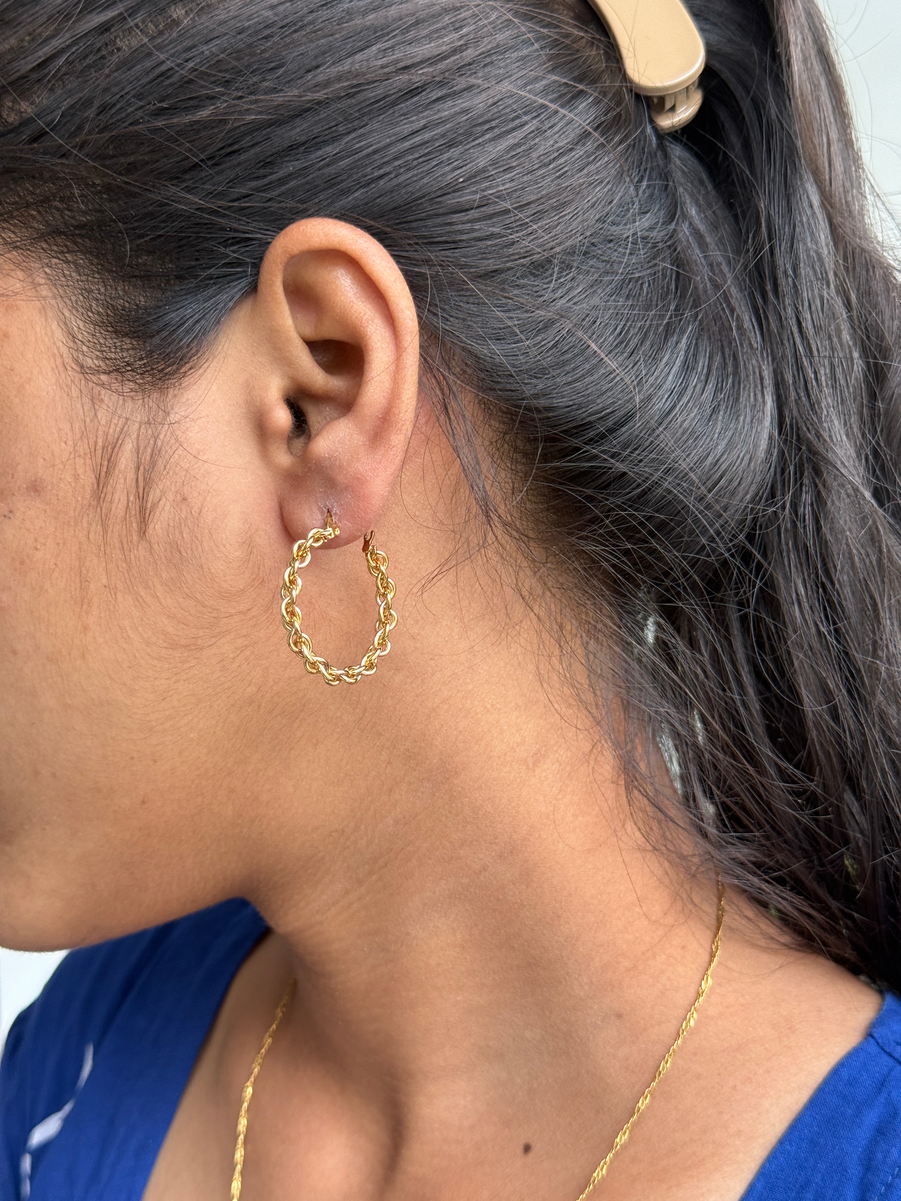 ST058 hoops earrings