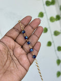 PH561 panchaloham polished evileye 7.5inches adjustable chains bracelet