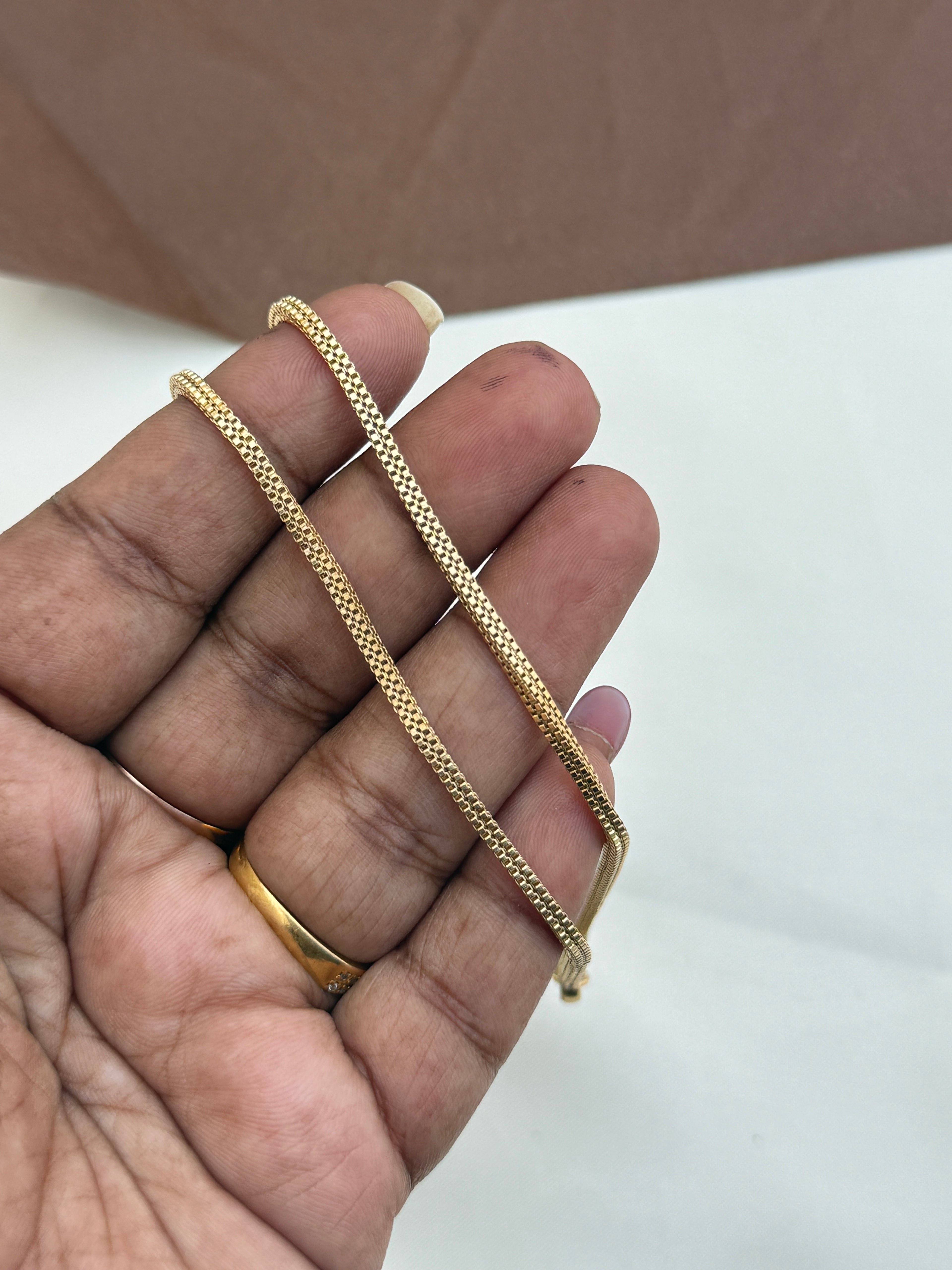 Ak113 panchaloham unpolished anklets