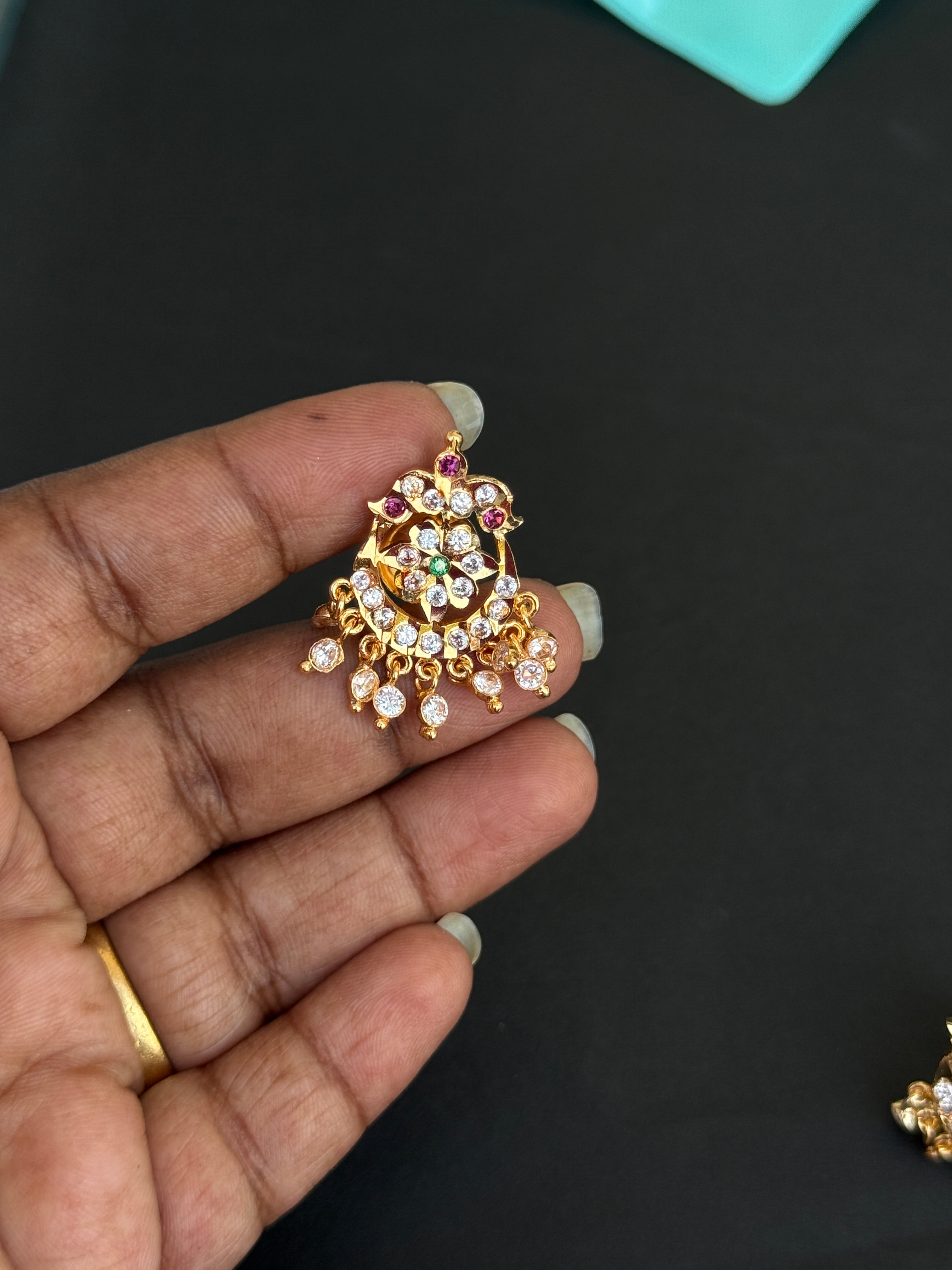 Ph011 multi panchaloham earrings