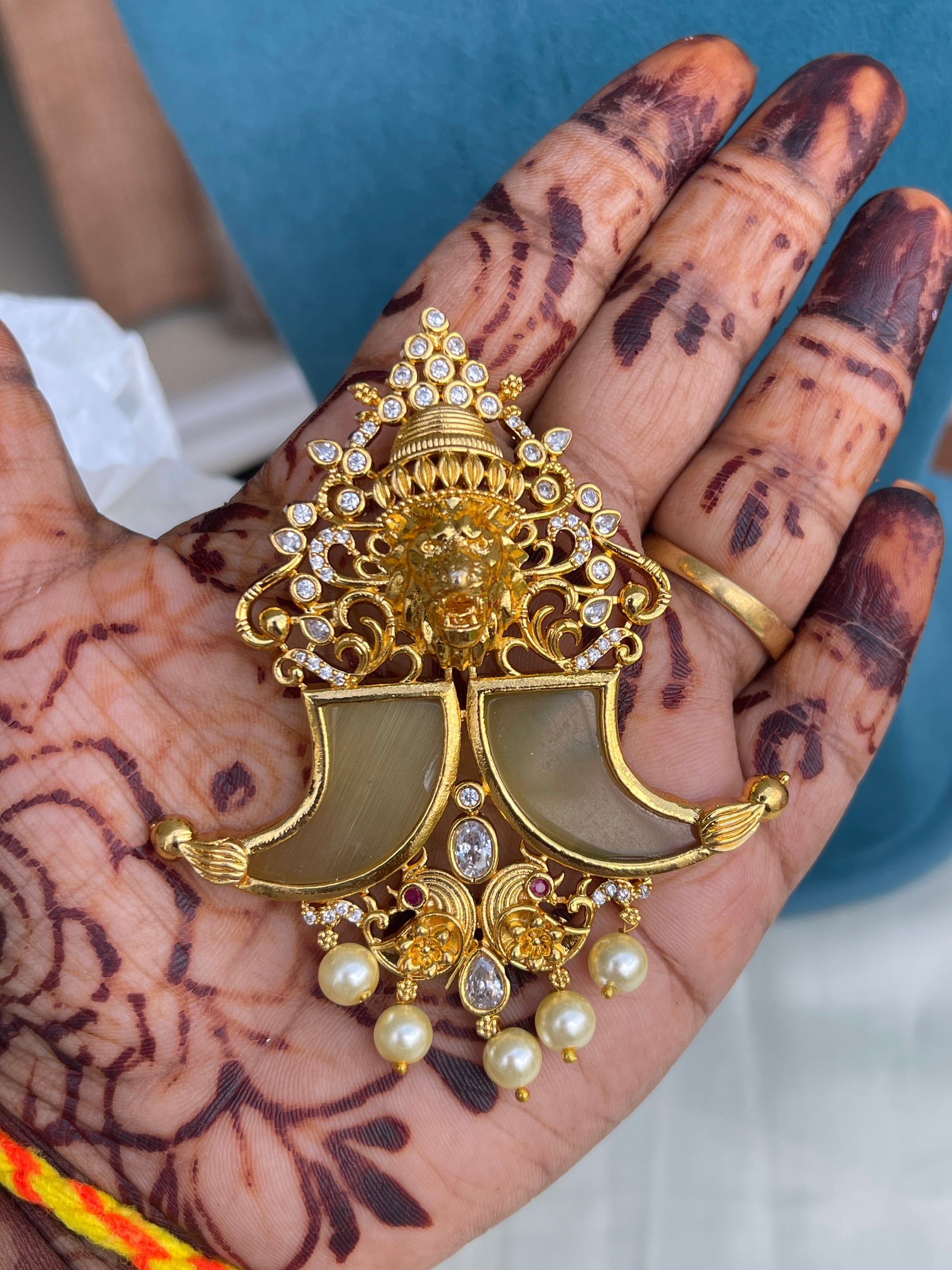 Jewellers Puligoru Chain Puligoru Locket With Chain Hotsell