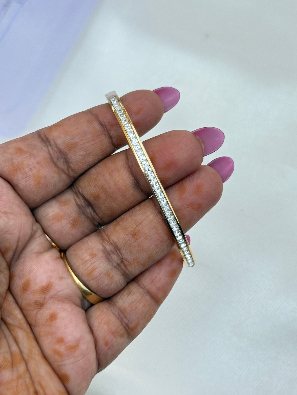 Ab073 anti tarnish openable stone bracelet