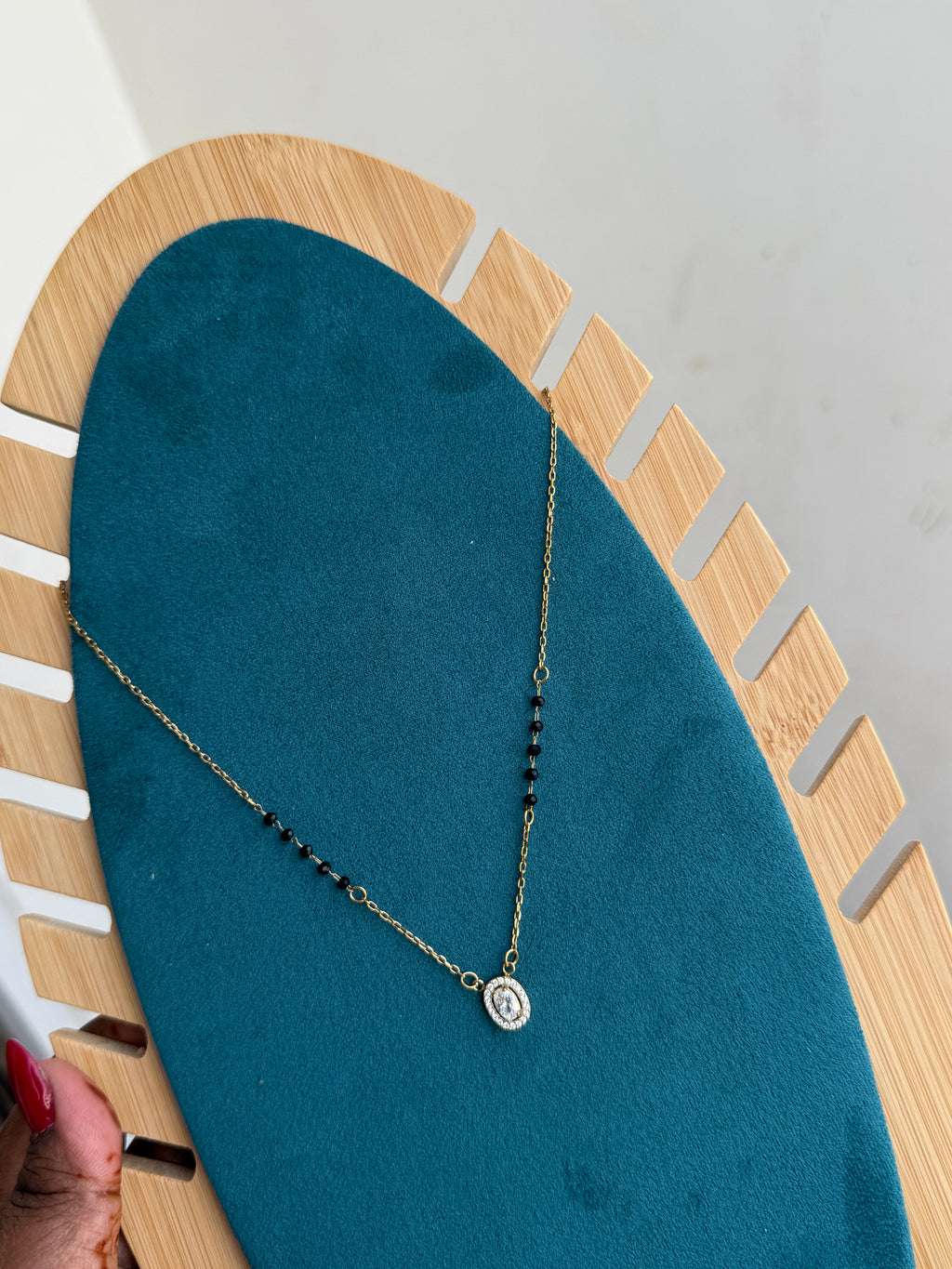 Bb116 anti tarnish black beads