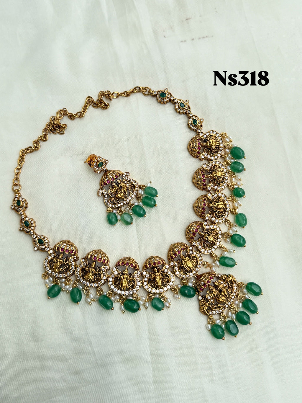 Ns318 lord lakshmi narasimha swami neckset
