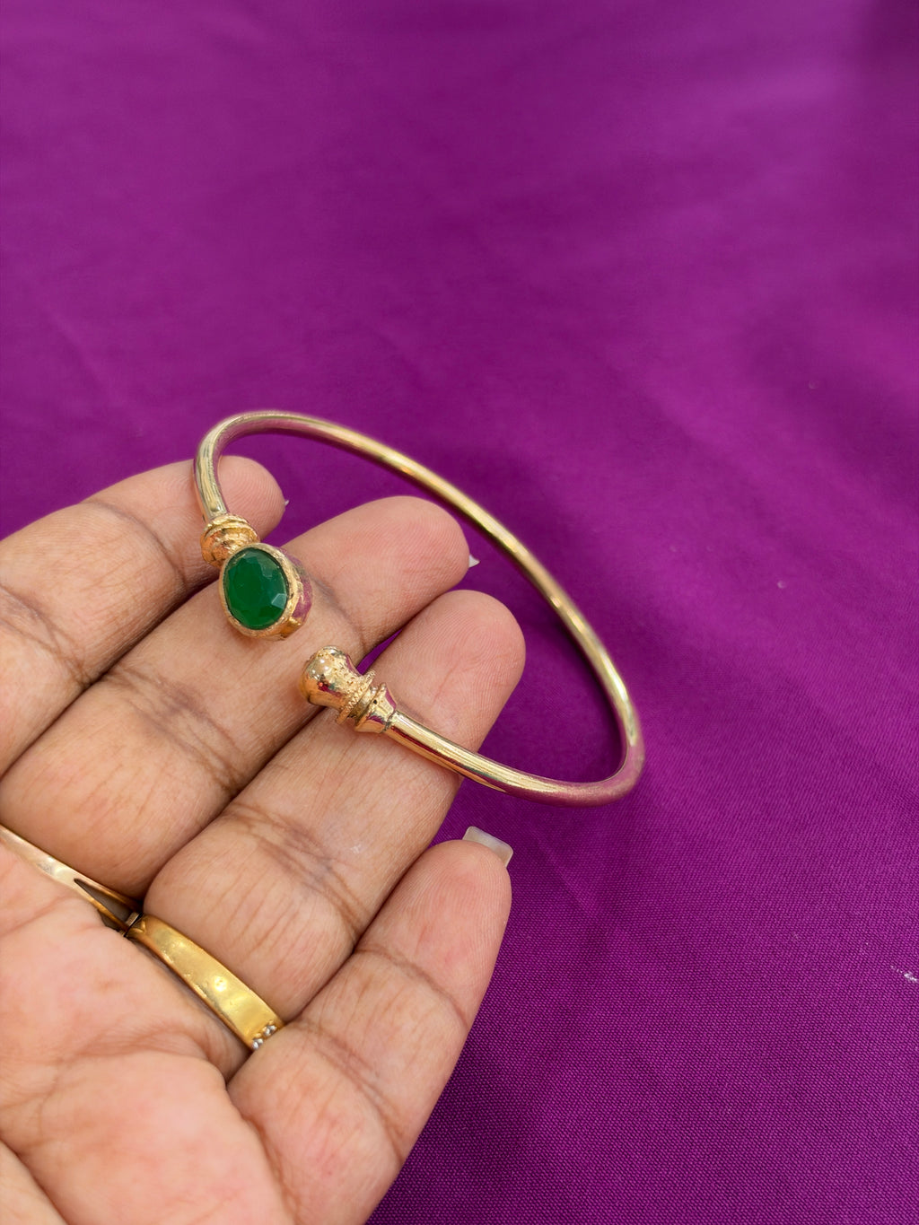 Ph 820 green stone Panchaloham kada
