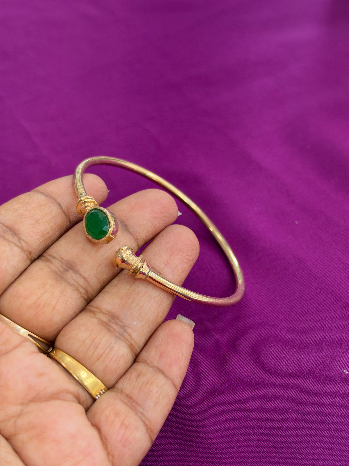 Ph 820 green stone Panchaloham kada