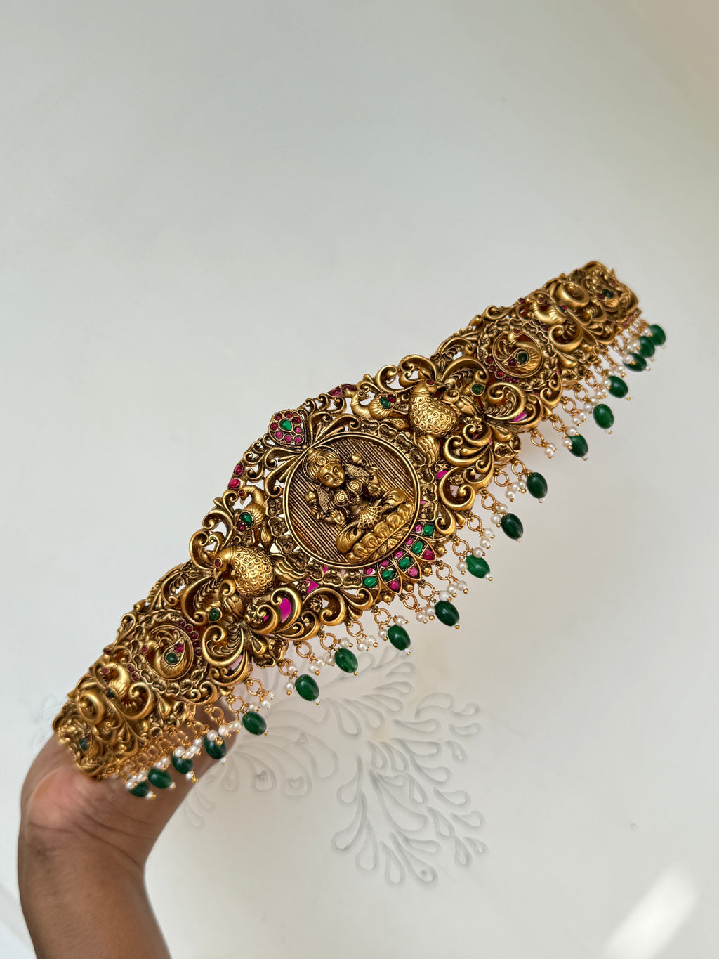 Hb522 antique nakshi Lakshmi Devi adults hipbelt