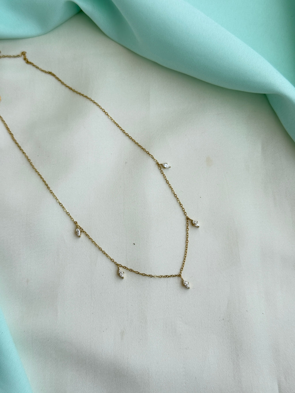 Dc013 anti tarnish drops 18inches adjustable daily wear chains