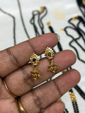 Er920 small butta gold balls back screw earrings
