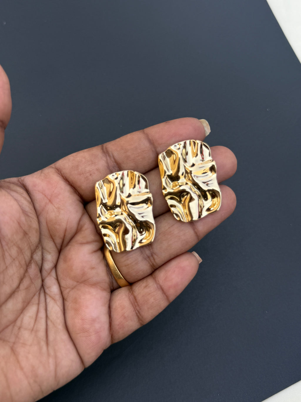 Er003 anti tarnish western earrings