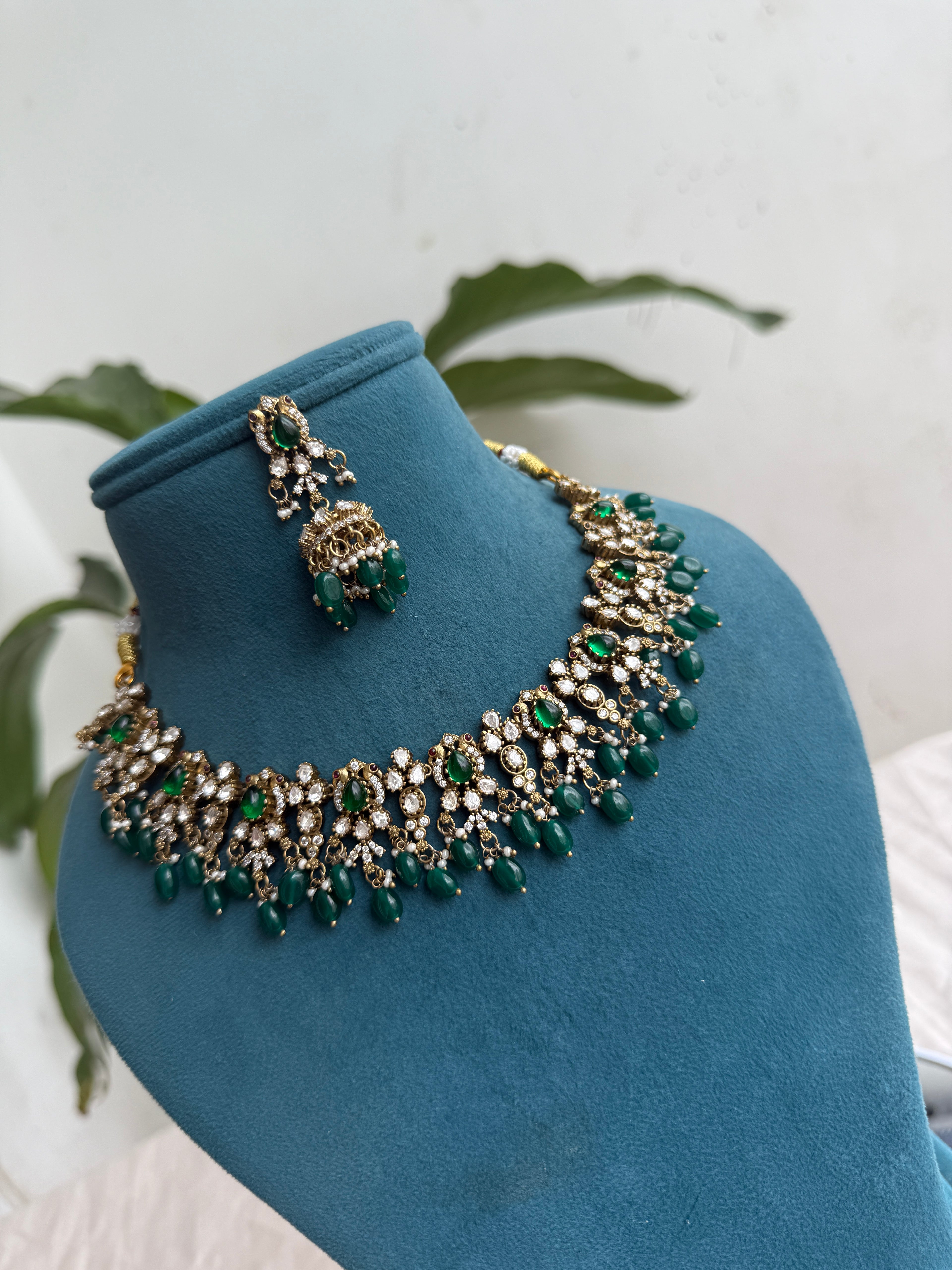 Ns514 moissanite neckset