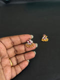 Ph018 double duck panchaloham earrings