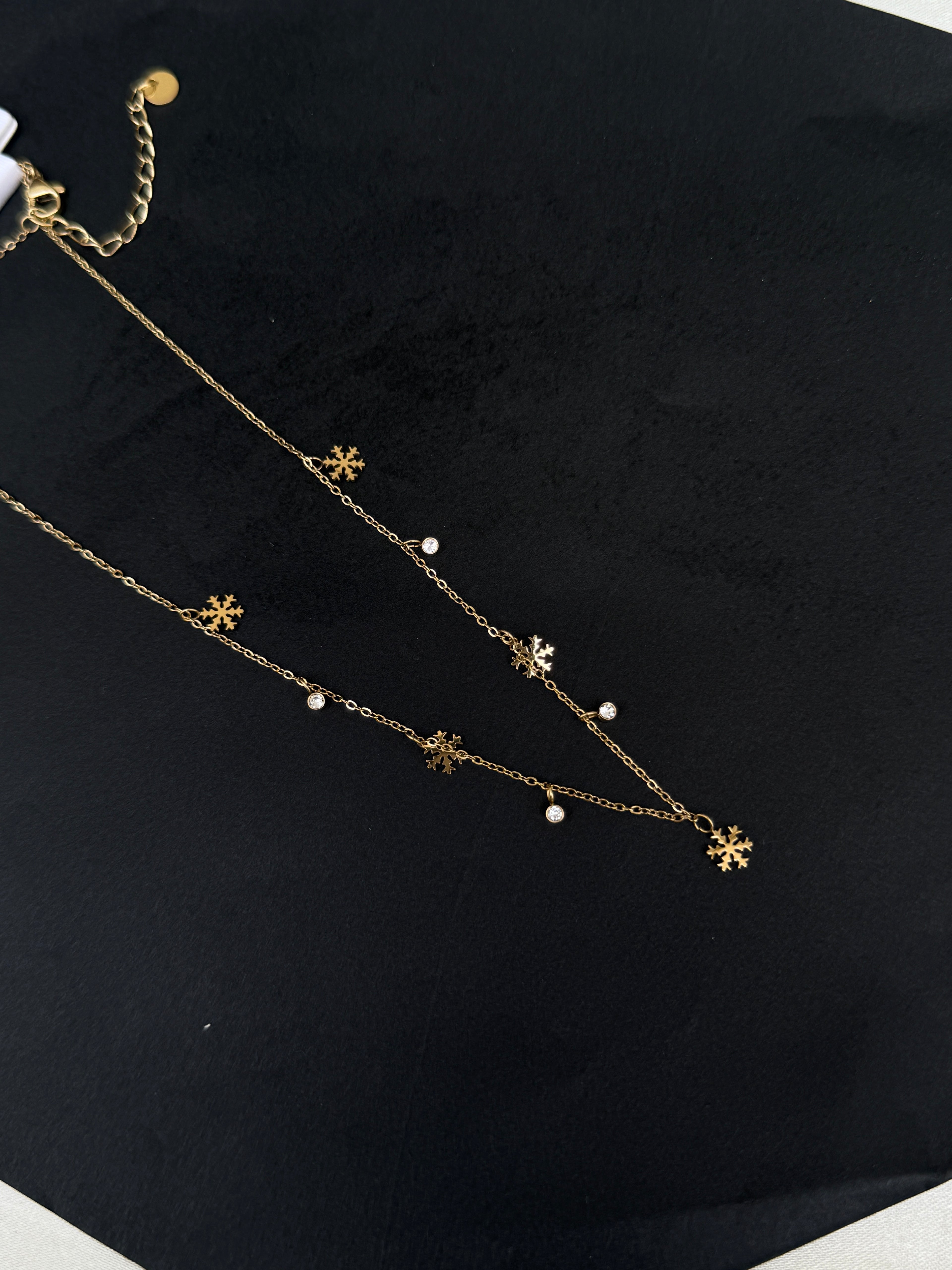 Dc011 snowflakes Anti tarnish chain