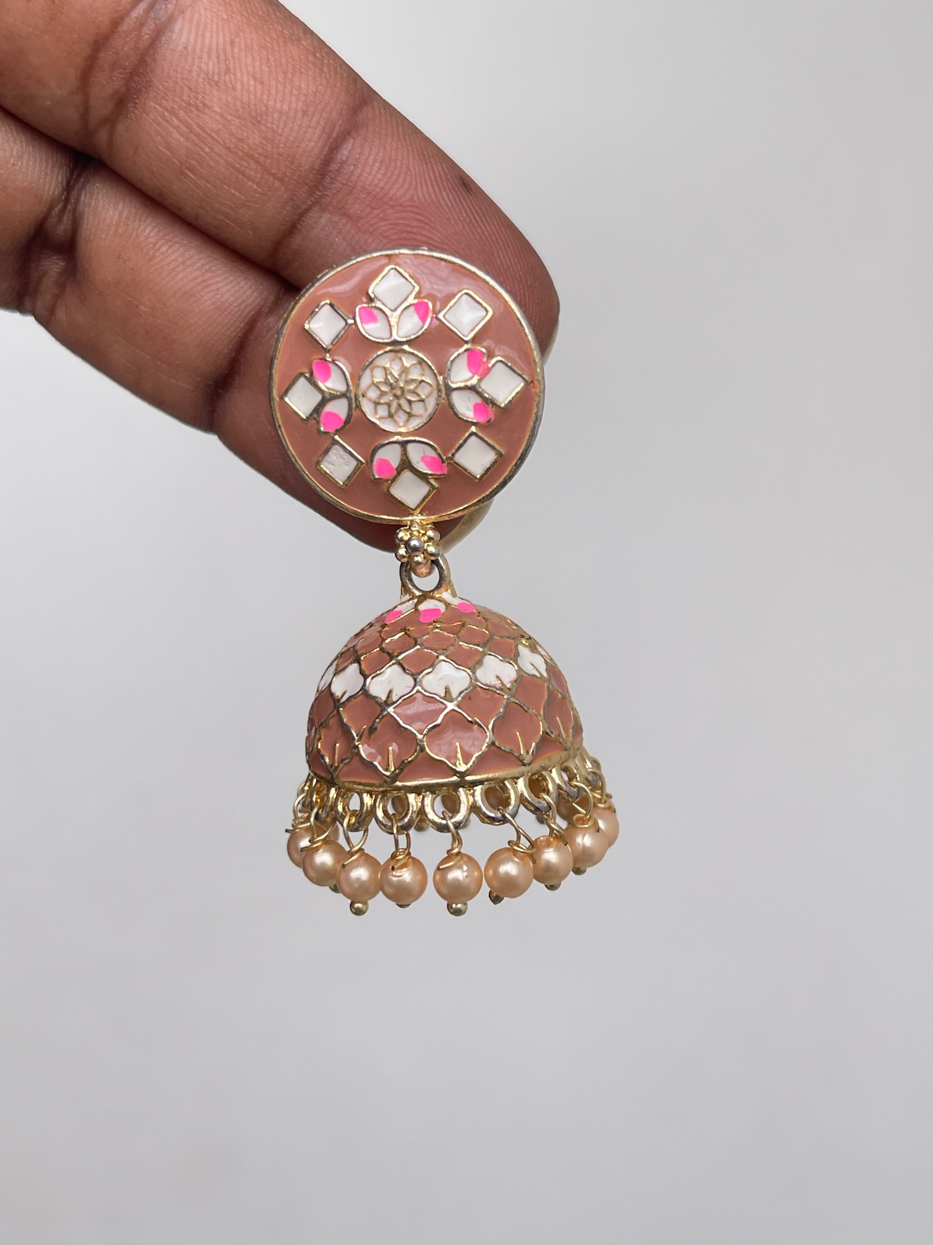 Beautiful small size circle butta Earrings