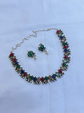 Ox105 drop multi Oxidised neckset
