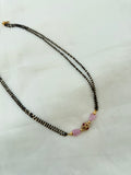Bb5080 2 lines 18inches Blackbeads