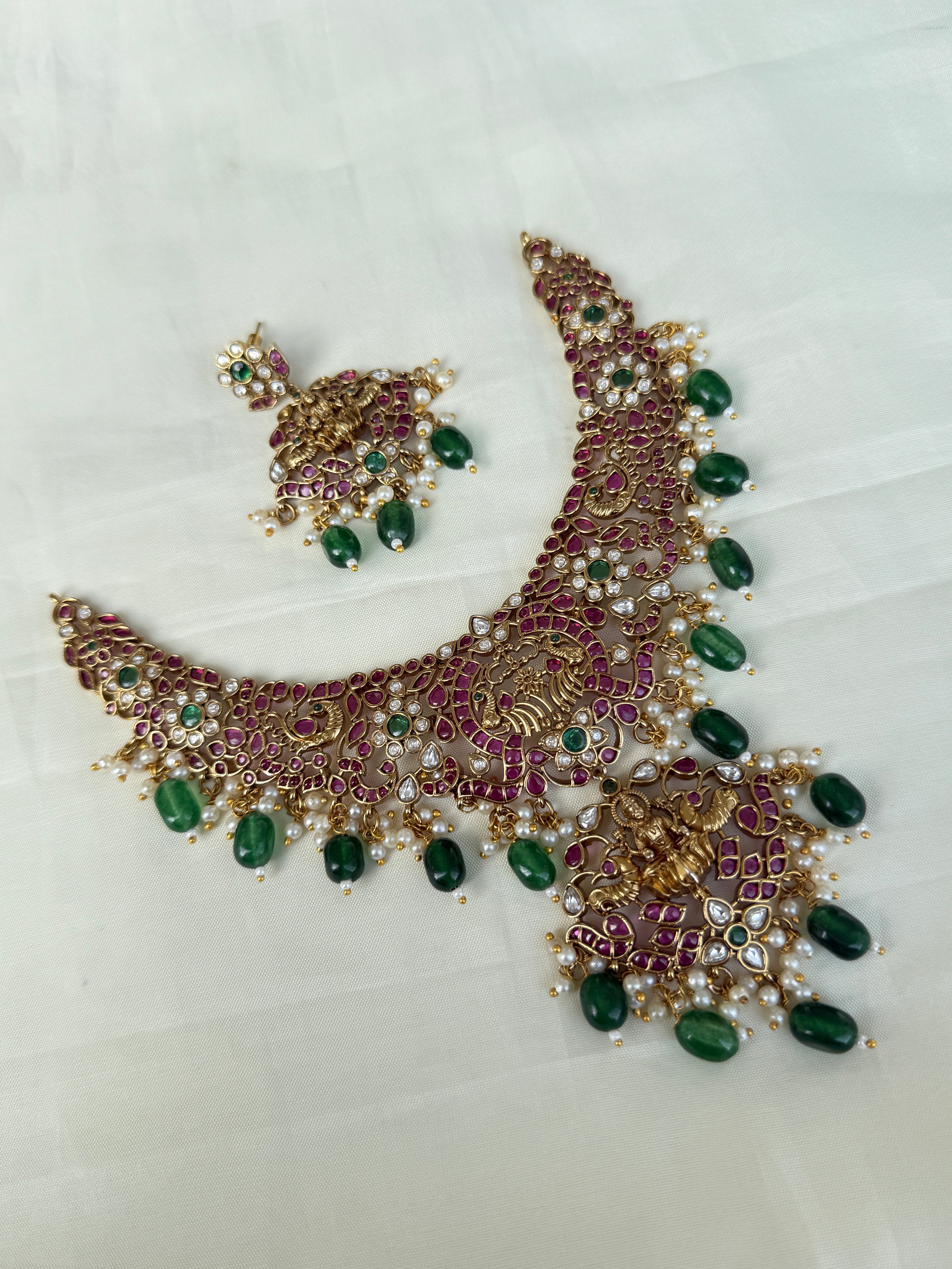 Ns285 Lakshmi Devi Kemp neckset
