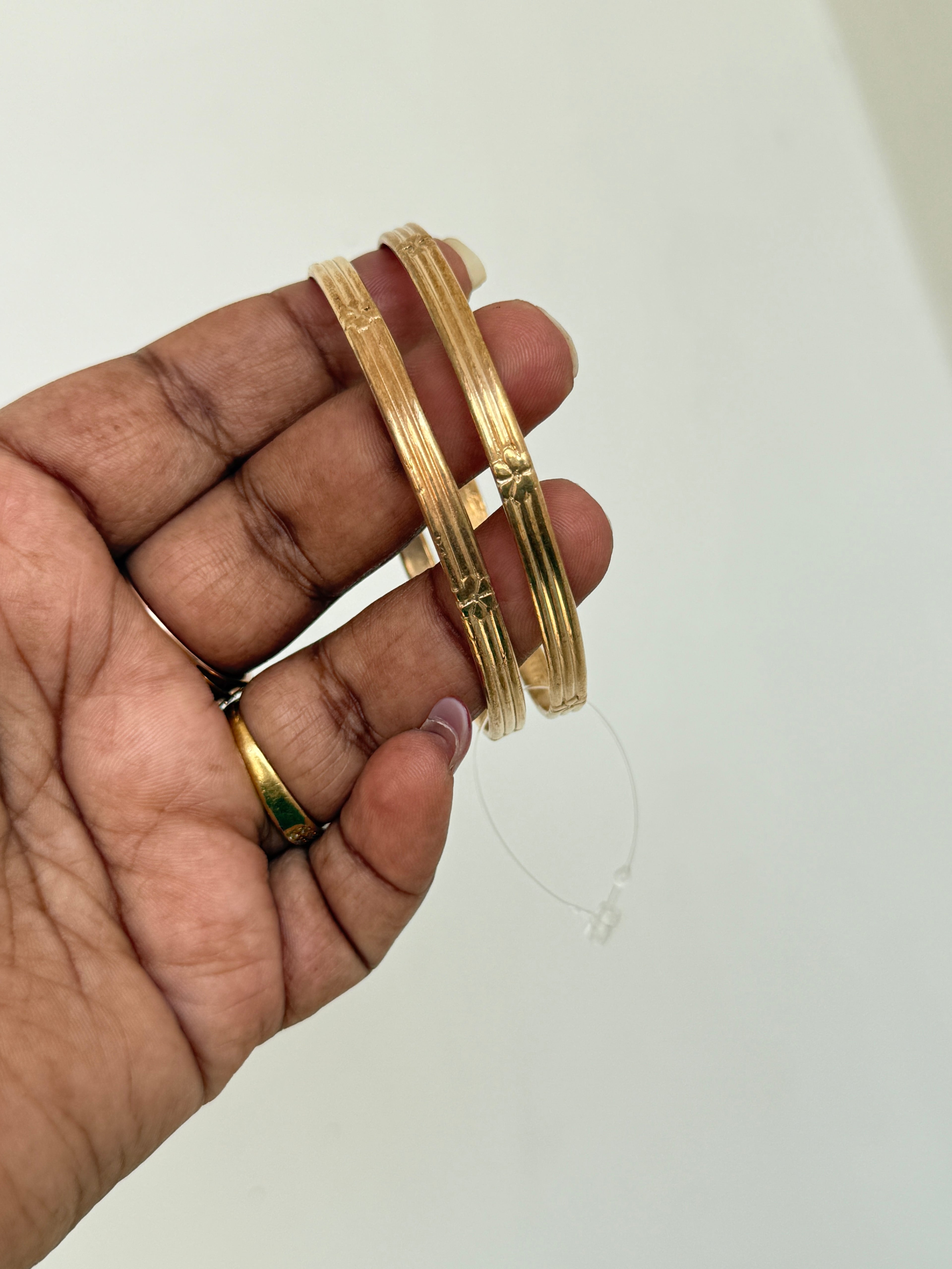 Ph274 unpolished Panchaloham dailywear bangles