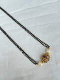 2 lines short nakshi ball Black Beads BB5159