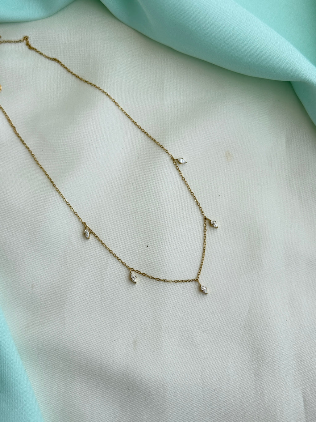 Dc013 anti tarnish drops 18inches adjustable daily wear chains